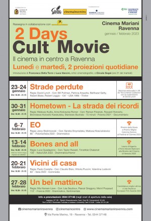 2 DAYS CULT  MOVIE - Cinema Mariani Ravenna