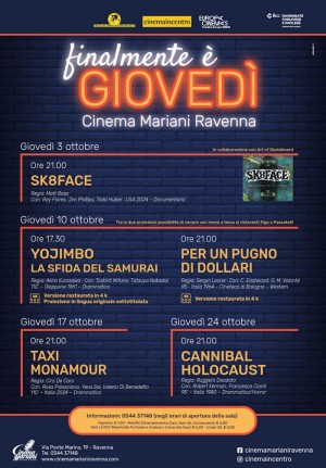 FINALMENTE È GIOVEDÌ - Cinema Mariani Ravenna